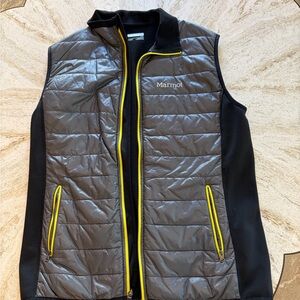 Marmot Men's Gray and Black Vest